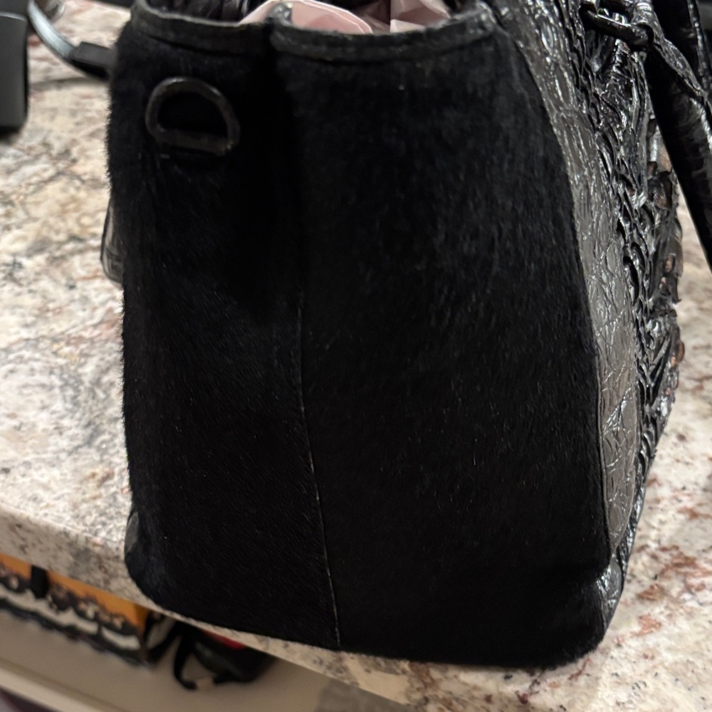 Nancy Gonzalez Black Crocodile Satchel - Picture 6 of 6